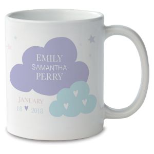 Baby Girl Ceramic Photo Mug - White Handle