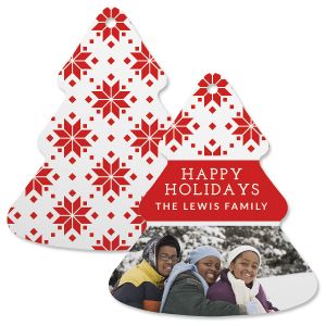 Red Sweater Photo Ornament – Tree