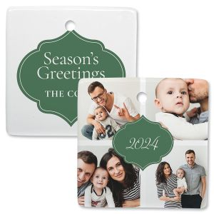 Year Photo Ornament – Square 4