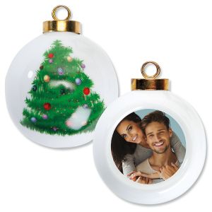Full Photo Ornament - Round Tree