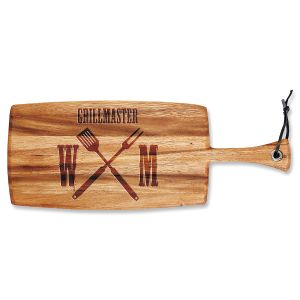 Personalized Grillmaster Paddle Cutting Board 