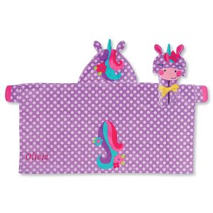 Personalized Hooded Unicorn Towel by Stephen Joseph® 