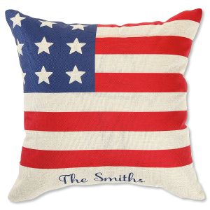 Flag Personalized Pillow