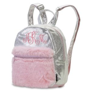 Mini Silver Shimmer Backpack