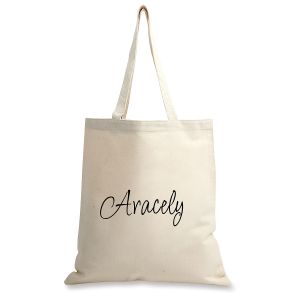 First Name Personalized Canvas Tote