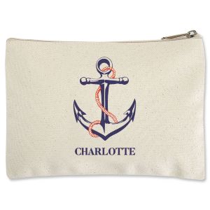 Anchor Zippered Pouches