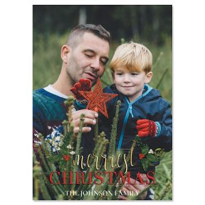 Merriest Holly Christmas Cards - 10