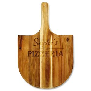 Acacia Pizza Peel Personalized Flat Paddle
