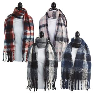 Personalized Oversized Plaid Scarves