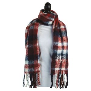 Red Plaid Scarf