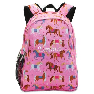 Horse with Saddle Personalized Backpack