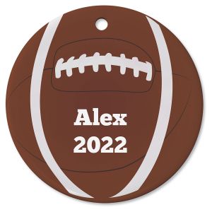 Personalized Ceramic Football Ornament