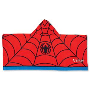 Personalized Spiderman Hooded Towel
