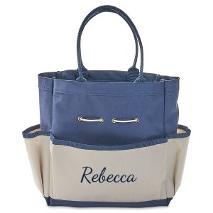 Personalized Garden Tote with Tools - Name