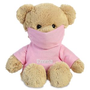 Personalized Pink Doctor Bear