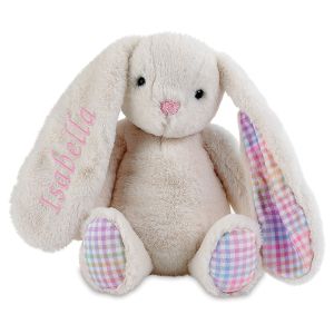 Personalized Lulu Gingham Bunny