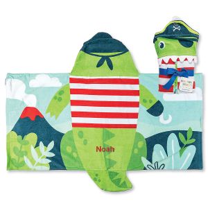 Personalized Hooded Dinosaur Towel by Stephen Joseph®