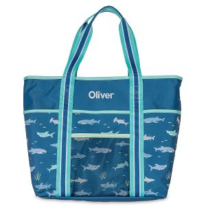 Shark Personalized Large Beach Tote by Stephen Joseph® 