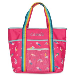 Mermaid Personalized Large Beach Tote by Stephen Joseph® 