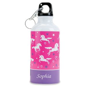 Unicorn Personalized Water Bottle
