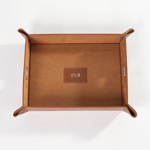 Brown Monogrammed Genuine Leather Throwall