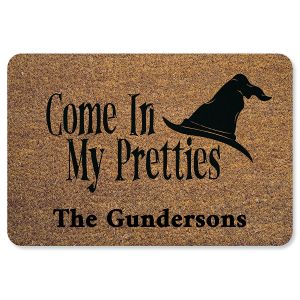 Witch Hat Personalized Doormat
