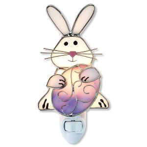 Stained Glass Bunny Nightlight