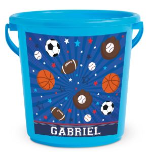 All Sports Personalized Beach Bucket