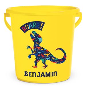 Dino Personalized Beach Bucket