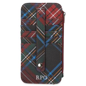 Plaid Marie Personalized Credit Card Sleeve