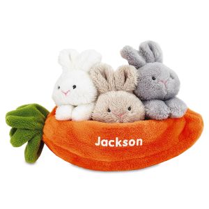Learn & Grow Personalized Carrot with Bunnies