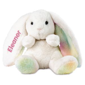 Rainbow Personalized Bunny
