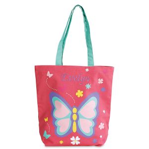 Butterfly Personalized Tote Bag