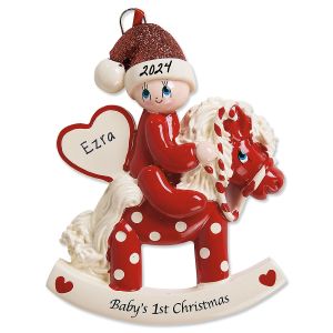 Baby's 1st Christmas Personalized Ornament