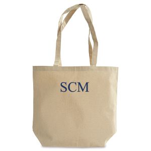 Personalized Canvas Tote with Gusset