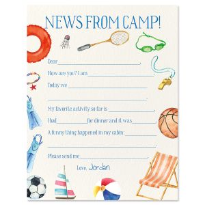 News From Camp Correspondence Cards