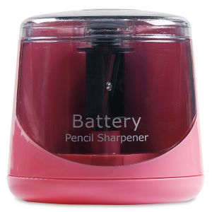 Pink Battery Operated Pencil Sharpener 