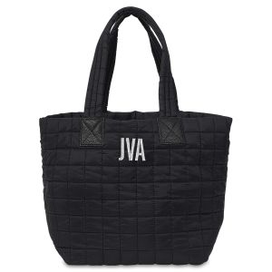 Ezra Personalized Black Tote - Monogram