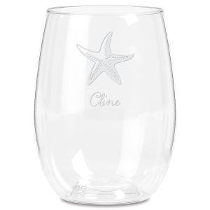 Star Fish Govino Sea Shell Personalized Wine Tumbler