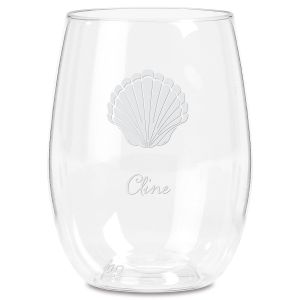 Scallop Govino Sea Shell Personalized Wine Tumbler