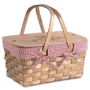 Kansas Personalized Picnic Basket with Lid