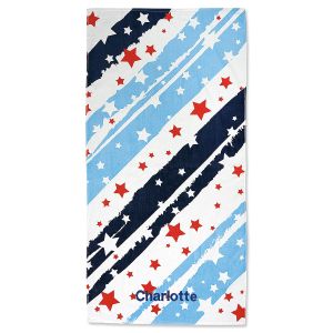 Stars & Stripes Personalized Towel