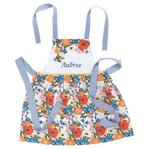 Wildflowers Personalized Apron - Name