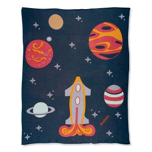 Space Explorer Personalized Blanket