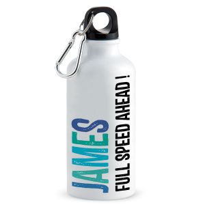 Blues Personalized Water Bottle