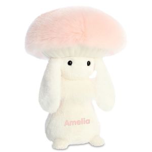 Pink Plush Personalized Mushroom Friend