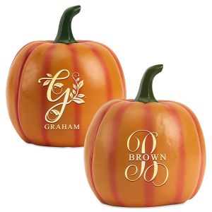 LED Personalized Jack-O’-Lantern with Initial
