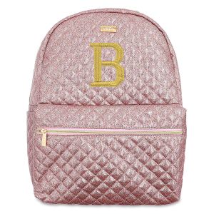 Glitter Party Backpack - Varsity Initial