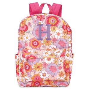 Flower Power Personalized Backpack
