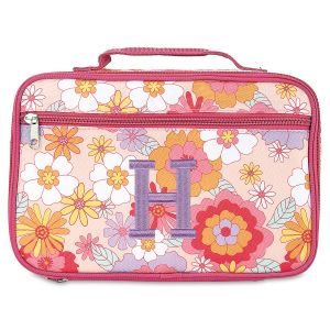 Flower Power Personalized Lunch Tote - Monogram